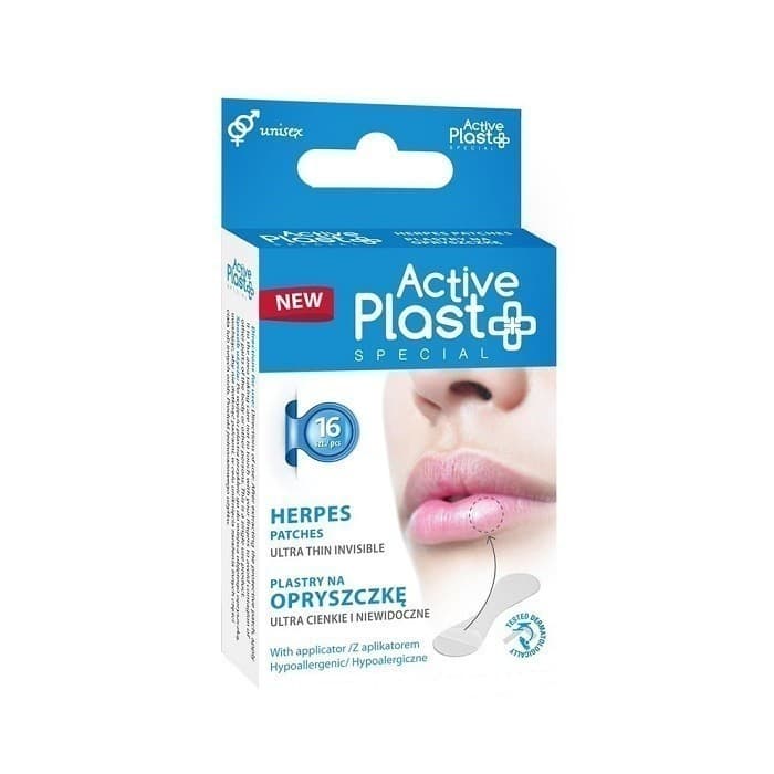 Plastry na opryszczkę 16 SZTUK ACTIVEPLAST