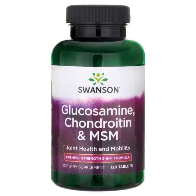 Glukozamina, Chondriotyna, MSM (120TAB) SWANSON